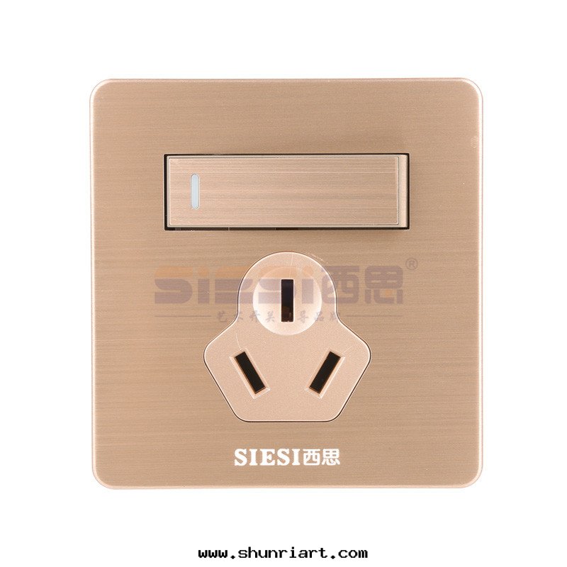 16A三(sān)极(jí)插座带(dài)單控開(kāi)關(guān)